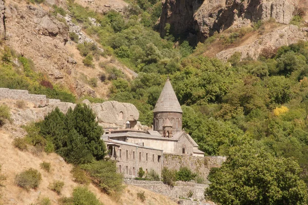 Das Mittelalterliche Kloster Geghard Der Armenischen Provinz Kotayk — Stockfoto