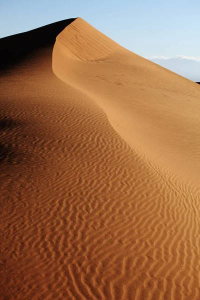 Vertikal Bild Sanddyner Xijiang Kina — Stockfoto