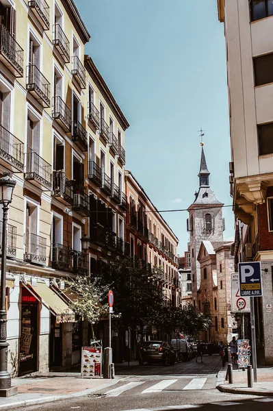 Madrid España Agosto 2018 Calle Colorido Madrid Capital España Día —  Fotos de Stock