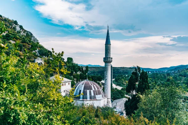 Pocitelj Bosnie Herzégovine Août 2018 Vue Village Historique Pocitelj Sur — Photo