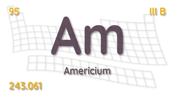 Chemical Element Atomic Data Symbol Table Elements — Stock Photo, Image