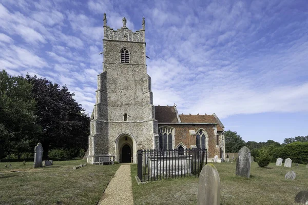 Newbourne United Kingdom Aug 2020 Mary Virgin Church Village Newbourne — Stock Photo, Image