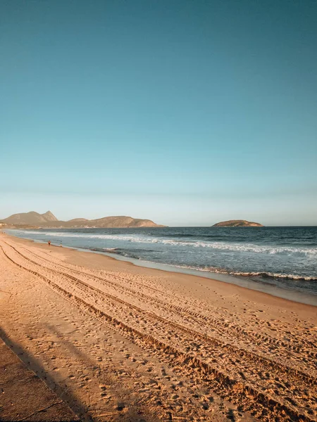 Foto Incrível Uma Praia Montanhosa Perto Rio Janeiro Brasil — Fotografia de Stock