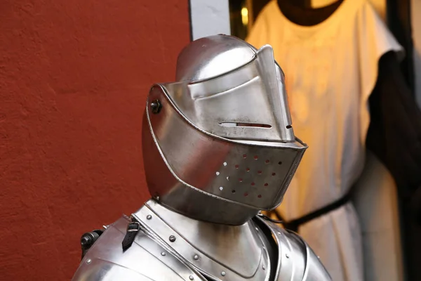 Closeup Medieval Knight Armor — Stockfoto