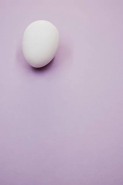 Vertical Shot White Egg — Stock Photo, Image