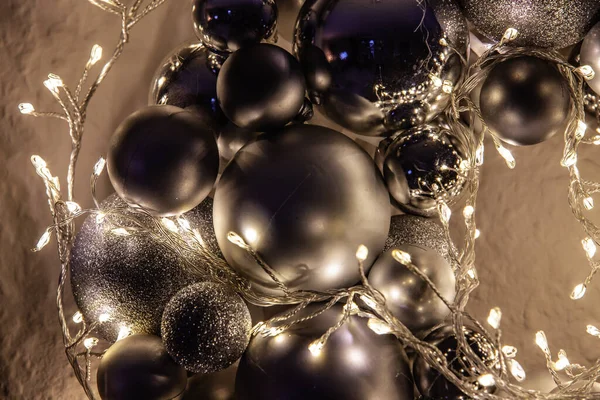 Details Illuminated Advent Wreath — ストック写真