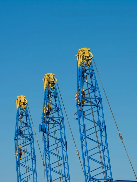 Colpo Verticale Impianti Perforazione — Foto Stock