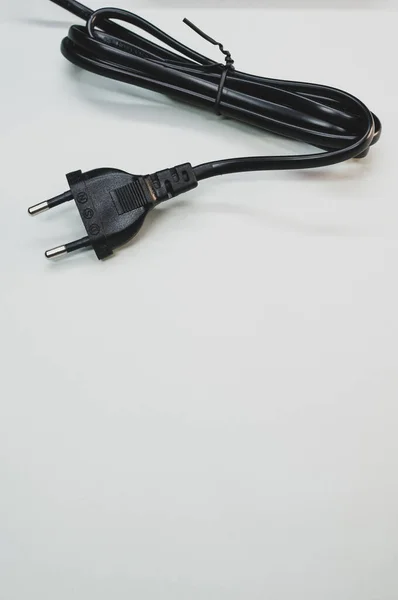 Vertical Shot Laptop Charger Isolated Gray Background —  Fotos de Stock