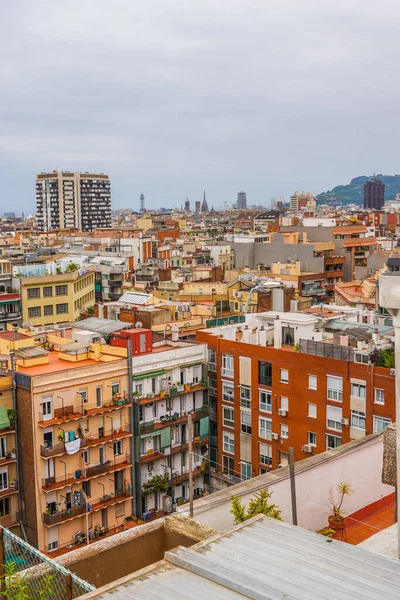 Повітряний Вид Будівель Центрі Барселони Іспанія — стокове фото