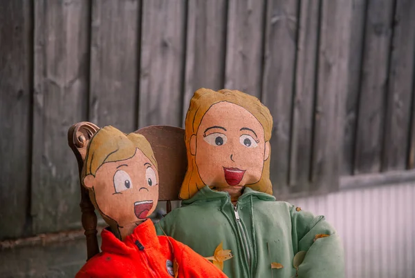 Closeup Shot Puppet Theatre Dolls — Stock Photo, Image