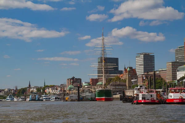 Hamburg Germany Sep 2014 Hamburg Germany September 2014 Tugboats Old — Zdjęcie stockowe