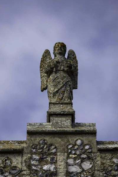 Nieuwbourne Verenigd Koninkrijk Aug 2020 Mary Maagd Kerk Het Dorp — Stockfoto