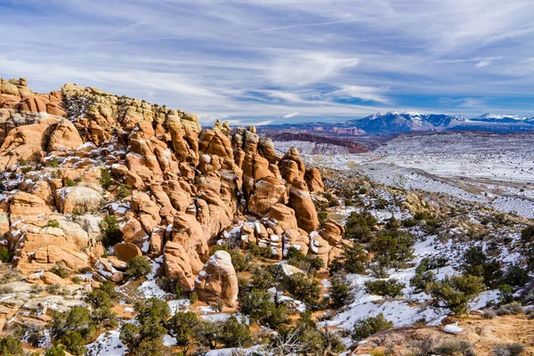 Uma Bela Paisagem Arches National Park Utah Eua — Fotografia de Stock