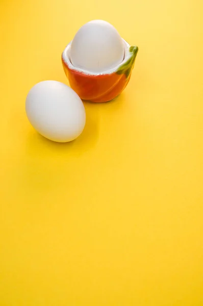Ein Vertikaler Schuss Weißer Eier — Stockfoto