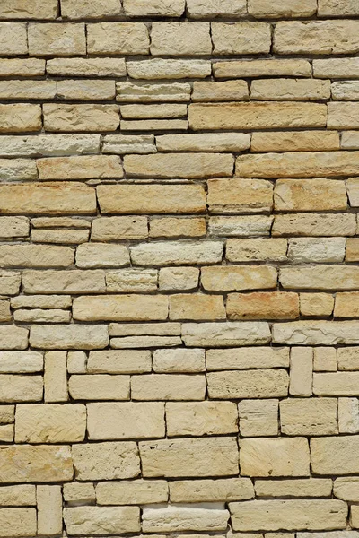 Vertical Shot Wall Made Irregular Brick Stones Background — Foto de Stock