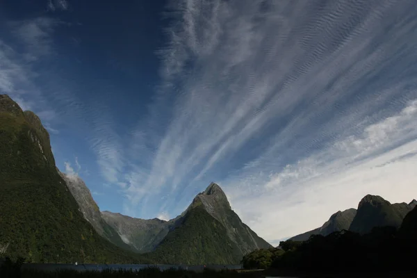 뉴질랜드의 밀퍼드 사운드에 아름다운 — 스톡 사진