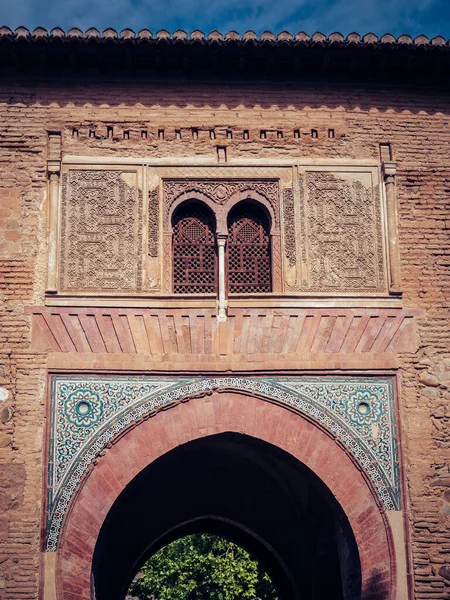 Uma Bela Foto Palácio Alhambra Granada Espanha — Fotografia de Stock