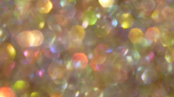 Closeup Colorful Glitter Bokeh Effect — Stock Photo, Image