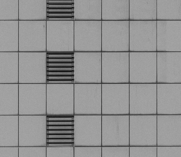 Sezione Della Facciata Grattacielo Con Pareti Specchio — Foto Stock