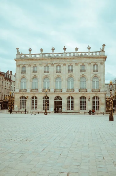 Prachtig Landschapsbeeld Van Historische Architectuur Van Nancy Frankrijk Tijdens Een — Stockfoto
