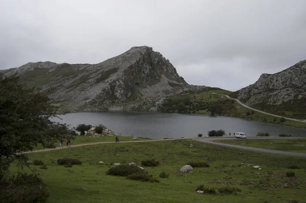 Parque Nacional Los Picos Europa Cordinanes Spain Cloudy Day — 스톡 사진