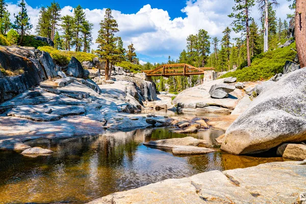 Close Cachoeira Seca Yosemite Parque Nacional Yosemite — Fotografia de Stock