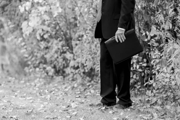 Grayscale Shot Groom Surrounded Greenery — Stock Photo, Image