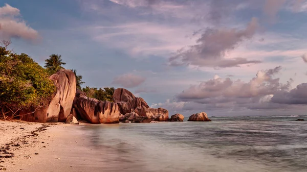 Блаженный Тропический Пляж Идеально Подходит Обоев — стоковое фото