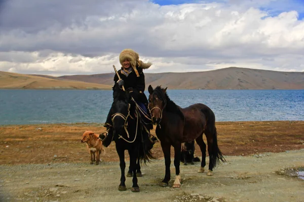 Ulgii Mongolia Вересня 2019 Фестиваль Золотий Орел Фестиваль Орел Монголія — стокове фото