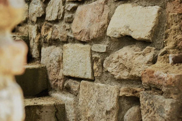 Una Vieja Textura Pared Piedra Envejecida — Foto de Stock