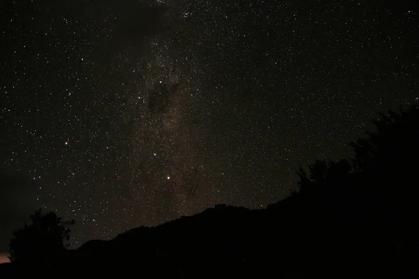 アルゼンチンのカステレオ天文台の南半球の乳白色の方法の低角度ショット — ストック写真
