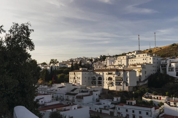 Een Prachtige Opname Van Witte Gebouwen Arcos Fronters Andalusië Spanje — Stockfoto