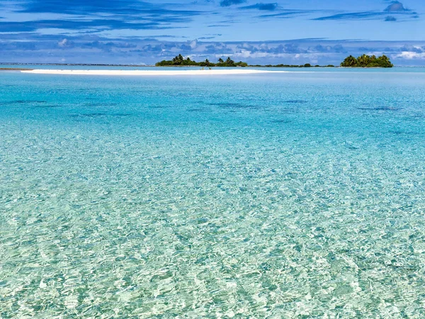 Vue Col Sud Sur Île Fakarawa Polynésie Française Archipel Des — Photo