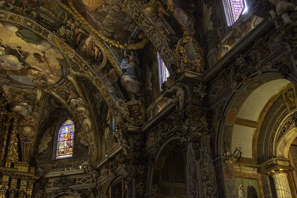Валенция Испания Августа 2020 Года Фрески Церкви Святого Николая Валенсийская — стоковое фото