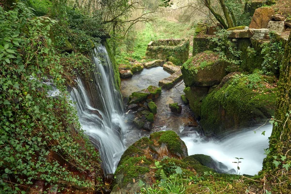 Una Hermosa Toma Las Cascadas Fojo Portugal — Foto de Stock