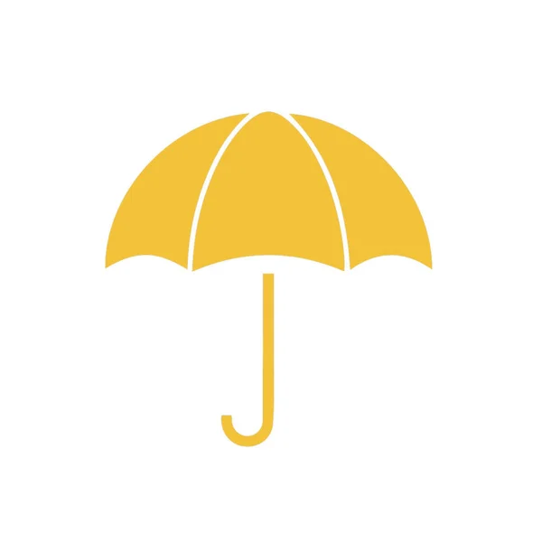 Ilustrace Žlutého Deštníku Pro Pozadí Tapety — Stock fotografie