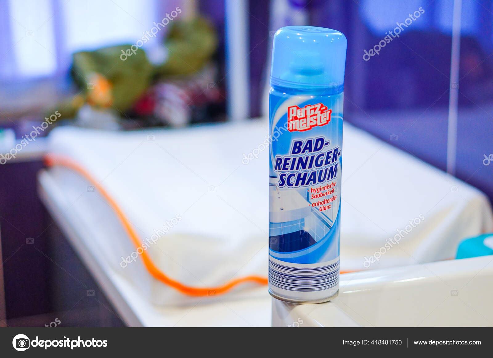 Poznan Poland Mar 2016 Putzmeister Bathroom Cleaning Foam Spray Bottle –  Stock Editorial Photo © Wirestock #418481750