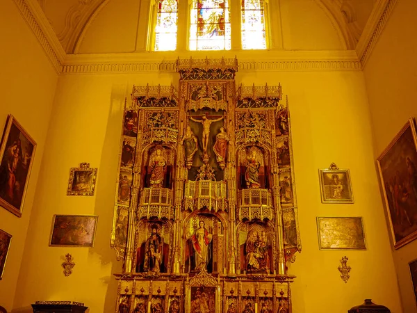 Μια Όμορφη Φωτογραφία Του Εσωτερικού Του Catedral Encarnacion Malaga Στη — Φωτογραφία Αρχείου