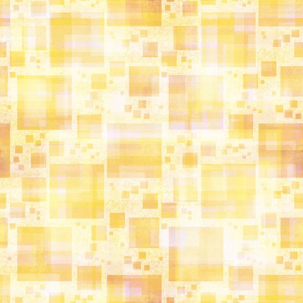 Ein Abstraktes Muster Mit Gelben Quadraten Weißer Farbe Perfekt Für — Stockfoto