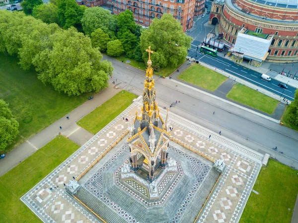 Aerial View Albert Memorial London England — Stock Photo, Image