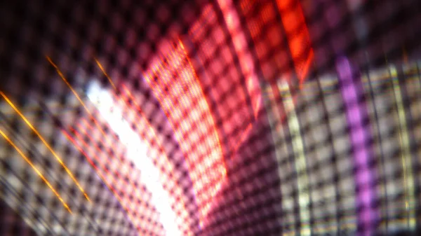 Прогресивний Ритмічний Червоний Затінений Світловий Шар Який Видно Через Чистий — стокове фото