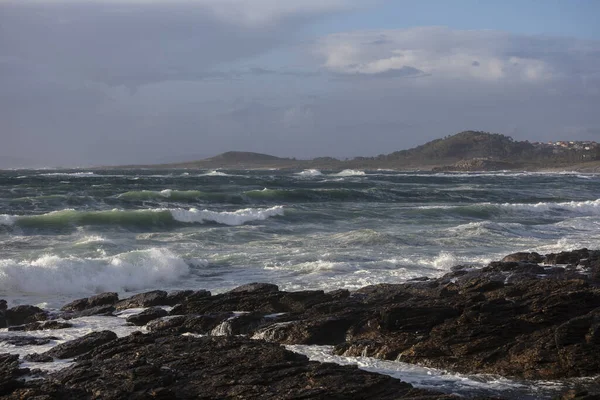 Una Hermosa Vista Costa Rocosa Costa Morte Galicia — Foto de Stock