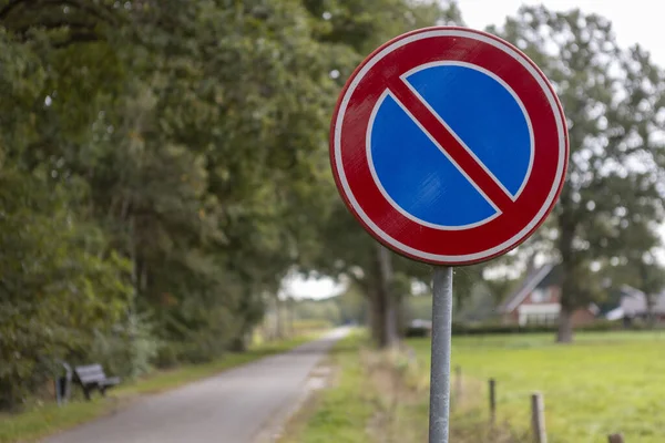 Hoge Hexel Netherlands Oct 2020 Dutch Traffic Sign Side Road — Stock Photo, Image