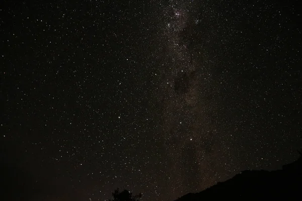 Plano Ángulo Bajo Vía Láctea Hemisferio Sur Observatorio Casleo Argentina — Foto de Stock