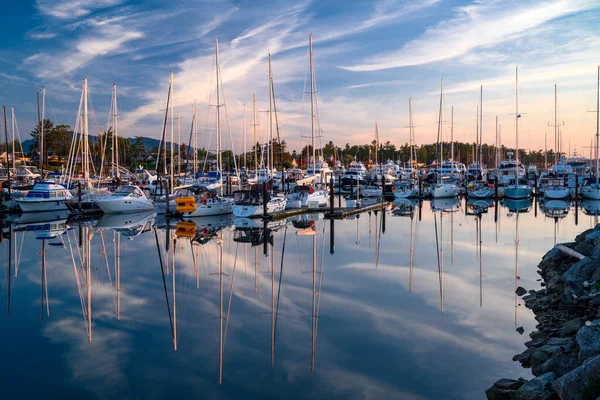 Sidney Marina Sidney Sea Vancouver Island Kanada Maj 2019 — Stockfoto