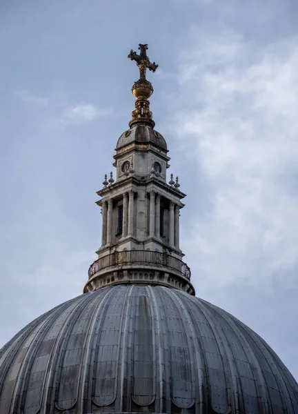 Vertical Shot Paul Cathedral Dome London — Stock Photo, Image