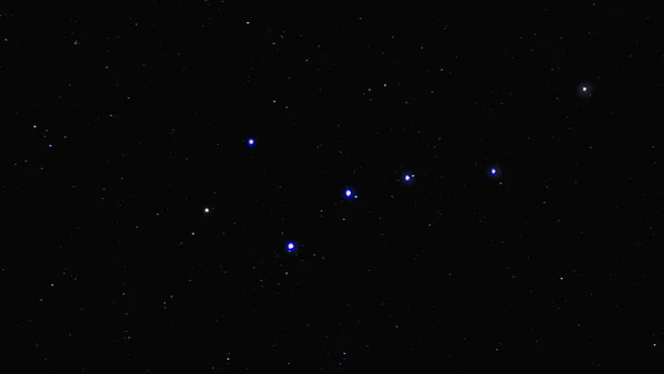 Beau Cliché Constellation Appelée Petit Ours Dans Ciel Nocturne — Photo