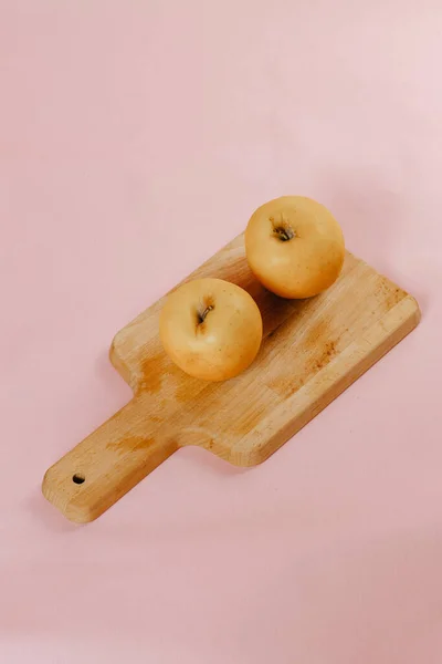 Pommes Récoltées Automne Dans Des Couleurs Orange — Photo