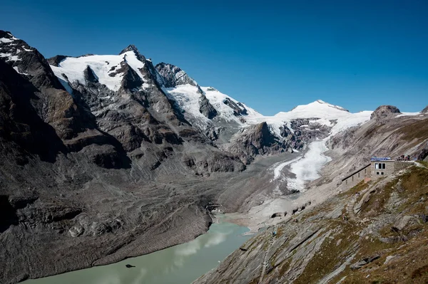 Die Schneebedeckten Berge Des Großglockners Österreich — Stockfoto