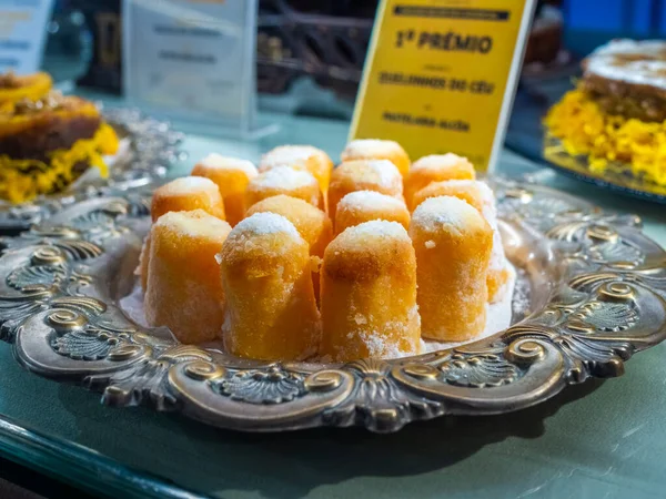Alcobaa Portugal Nov 2019 Queijinhos Ceu Conventual Sweet Conventual Sweets — Fotografia de Stock